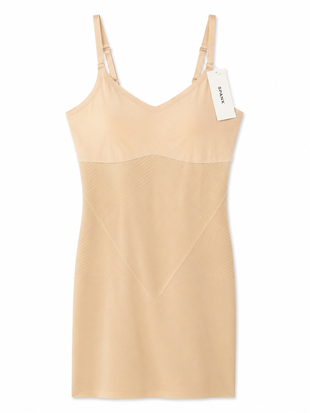 SPANX SPANXshape Invisible Cami Slip Champagne Beige Size Medium NWT